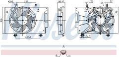 NISSENS 850295 — Ventilator radiator motor