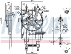 NISSENS 85162 — Ventilator radiator motor