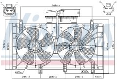 NISSENS 85221 — Вентилятор радиатора
