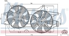 NISSENS 85288 — Вентилятор радиатора