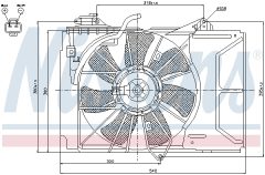 NISSENS 85328 — Вентилятор радиатора