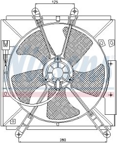 NISSENS 85330 — Вентилятор радиатора