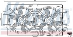 NISSENS 85386 — Ventilator radiator motor