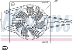 NISSENS 85427 — Вентилятор радиатора