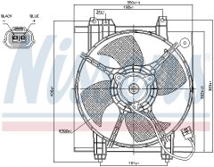 NISSENS 85494 — Ventilator radiator motor