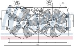 NISSENS 85635 — Ventilator radiator motor