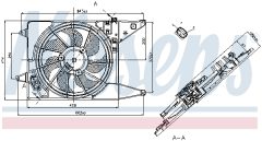 NISSENS 85710 — Вентилятор радиатора