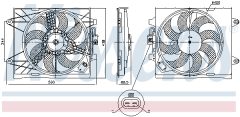 NISSENS 85922 — Вентилятор радиатора