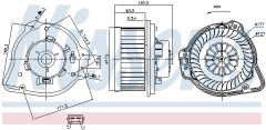 NISSENS 87020 — Моторчик печки