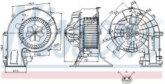 NISSENS 87025 — Ventilator habitaclu
