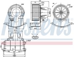 NISSENS 87033 — Ventilator habitaclu