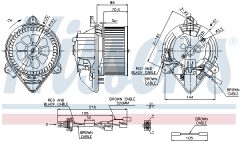 NISSENS 87042 — Моторчик печки
