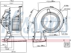 NISSENS 87067 — Ventilator habitaclu