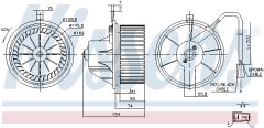 NISSENS 87068 — Ventilator habitaclu