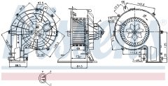 NISSENS 87078 — Ventilator habitaclu