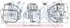 NISSENS 87084 — Моторчик печки