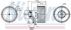NISSENS 87093 — Моторчик печки