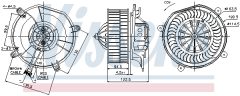 NISSENS 87103 — Ventilator habitaclu