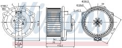 NISSENS 87107 — Ventilator habitaclu