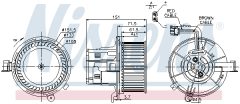NISSENS 87109 — Ventilator habitaclu