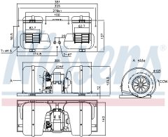 NISSENS 87141 — Ventilator habitaclu