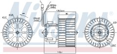 NISSENS 87143 — Моторчик печки