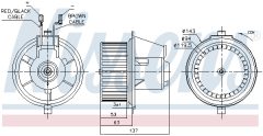 NISSENS 87148 — Ventilator habitaclu