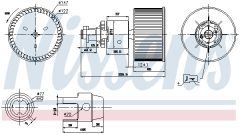 NISSENS 87149 — Ventilator habitaclu
