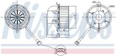 NISSENS 87155 — Ventilator habitaclu