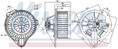 NISSENS 87170 — Моторчик печки