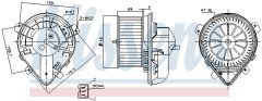 NISSENS 87178 — Моторчик печки