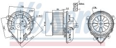 NISSENS 87179 — Моторчик печки