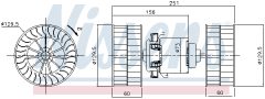 NISSENS 87190 — Моторчик печки