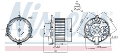 NISSENS 87248 — Ventilator habitaclu
