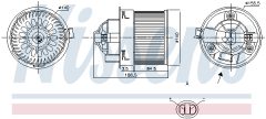NISSENS 87250 — Ventilator habitaclu