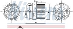 NISSENS 87258 — Ventilator habitaclu