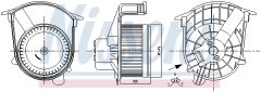 NISSENS 87262 — Моторчик печки
