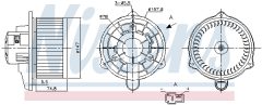 NISSENS 87270 — Ventilator habitaclu
