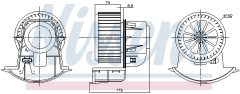 NISSENS 87271 — Ventilator habitaclu