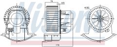 NISSENS 87272 — Ventilator habitaclu