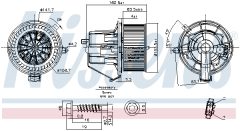 NISSENS 87294 — Ventilator habitaclu
