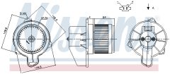 NISSENS 87305 — Ventilator habitaclu