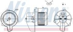 NISSENS 87306 — Ventilator habitaclu