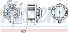 NISSENS 87335 — Ventilator habitaclu