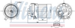 NISSENS 87358 — Ventilator habitaclu