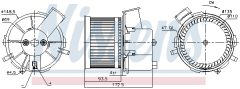 NISSENS 87405 — Ventilator habitaclu