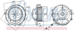 NISSENS 87424 — Ventilator habitaclu