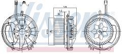 NISSENS 87425 — Ventilator habitaclu