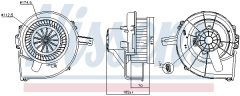 NISSENS 87435 — Ventilator habitaclu