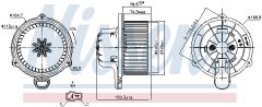NISSENS 87510 — Моторчик печки